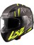 Rapid 2 Raven Mat Siyah-Gri-Neon Sarı Kask 1