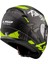 Rapid 2 Raven Mat Siyah-Gri-Neon Sarı Kask 3