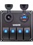 Switch Panel 4 Anahtarlı Şarj - USB Soketli 12-24V Kontrol Paneli Kırmızı 1
