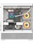CF925 Tamperli Cam Gaming Oyuncu Kasası - 3 Rgb Fanlı, Kumandalı, Itx/m-Atx/atx/e-Atx Uyumlu 3