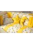 Bebek Uyku Seti Nevresim Takımı 80x130 Zuzu Sarı 3