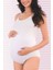 Nessiworld Imer Hamile Çıt Çıt Body 9253 White 2
