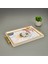 Kitchen Çiçek Desenli Tepsi - Renkli - 49 cm 1