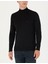 Erkek Siyah Slim Fit Yarım Balıkçı Yaka Basic Triko Kazak 50276502-VR046 6