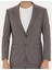Erkek Açık Kahverengi Ex. Slim Fit Çizgili Takım Elbise 50273543-VR002 6