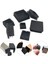 11 10 Adet/paket Kare Plastik Siyah Boşaltma Uç Kapağı Tüp Boru Ekleme Fişi Bung Mobilya AKSESUARLARI10/15/19/20/22/25/30/35/40/50 mm (Yurt Dışından) 5