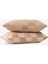 Gingham Gauze Yastık Kılıfı 2'li Set Oak Buff / Rustic Caramel 1