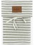 Striped Serenity Keten Yastık Kılıfı 2'li Haki 50 x 70 2