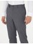 Erkek Açık Lacivert Slim Fit Çizgili Kanvas Pantolon 50278468-VR059 6