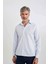 Modern Fit İtalyan Yaka Uzun Kollu Gömlek Y4380AZ22AU 4