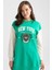 Relax Fit Bisiklet Yaka Üniversite Baskılı Sweatshirt Tunik Z2073AZ23SP 1