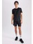 Fit Slim Fit Bisiklet Yaka Baskılı Sporcu Tişört X6142AZ23SP 5