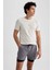Fit Slim Fit Bisiklet Yaka Baskılı Kısa Kollu Sporcu Tişört X6142AZ23SP 3