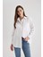 Oversize Fit Oxford Uzun Kollu %100 Pamuk Gömlek Z4893AZ23AU 1