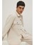 Regular Fit Polo Yaka Fitilli Kadife Uzun Kollu Gömlek Ceket A7978AX23AU 1