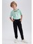 Erkek Çocuk Jogger Jogger Paça Gabardin Pantolon A9395A823WN 1