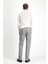Regular Fit Desenli Likralı Kanvas / Chino Pantolon 5