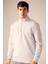 Comfort Regular Fit Rahat Kalıp Fermuarlı Dik Yaka Basic Düz Sweatshirt X7405AZ23AU 1