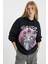 Coool One Piece Oversize Geniş Kalıp Kapüşonlu Soluk Yıkama Efektli Kalın Sweatshirt B2551AX23WN 1