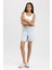 Normal Bel Jean %100 Pamuk Şort B1360AX23HS 3