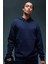 Fit Standart Fit Bisiklet Yaka Skuba Dalgıç Kumaş Sporcu Sweatshirt B4757AX24SP 1