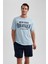 Regular Fit Bisiklet Yaka Baskılı Kısa Kollu Tişört B0656AXNS 1