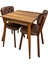 Mendel Masa ve Rivone Sandalye Takımı, Barok Ceviz, 70 x 70 4