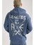 Vikings Valhalla Boxy Fit Kapüşonlu Sırt Baskılı Sweatshirt B5534AX24SP 1