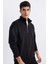 Comfort Regular Fit Rahat Kalıp Fermuarlı Dik Yaka Basic Düz Sweatshirt X7405AZ24SP 1