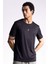 Fit Slim Fit Dar Kesim Bisiklet Yaka Baskılı Kısa Kollu Sporcu Tişört X6142AZ24SP 1