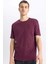 Regular Fit Bisiklet Yaka Baskılı Kısa Kollu Ağır Kumaş Tişört B4291AX24SP 1