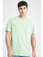 New Regular Fit Bisiklet Yaka Basic Düz %100 Pamuk Kısa Kollu Tişört V7699AZ24SP 1