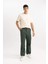 New Regular Fit Bisiklet Yaka Basic Düz %100 Pamuk Kısa Kollu Tişört V7699AZ24SP 2
