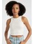 Fitted Halter Yaka Fitilli Kaşkorse Basic Düz Atlet U0357AZ24SM 1
