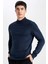 Slim Fit Dar Kesim Yarım Balıkçı Yaka Basic Düz Triko Kazak R1127AZ24SP 1