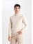 Slim Fit Dar Kesim Yarım Balıkçı Yaka Basic Düz Triko Kazak R1127AZ24SP 3