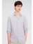 Slim Fit Dar Kesim Polo Yaka Petek Dokulu Uzun Kollu Gömlek B6476AX24SP 1