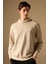 Oversize Geniş Kalıp Kapüşonlu Kapitone Sweatshirt B6492AX24SP 1