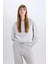 Fall in Love Bisiklet Yaka Uzun Kollu Casual Pijama Üstü B1279AX23WN 4