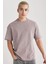 Comfort Regular Fit Rahat Kalıp Bisiklet Yaka Yıkamalı Soluk Efektli Kısa Kollu Tişört B9223AX23WN 1