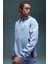 Fit Standart Fit Bisiklet Yaka Skuba Dalgıç Kumaş Sporcu Sweatshirt B4757AX24SP 1