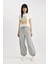 Gabardin Jogger Pantolon Beli Paçası Lastikli B9811AX23WN 4