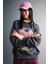 Coool Oversize Geniş Kalıp Baskılı Bisiklet Yaka Soluk Yıkama Efektli Kalın Sweatshirt B9427AX23WN 1