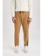 Fit Dokuma Sporcu Jogger Eşofman Altı Slim Fit Dar Kesim Çift Cepli C1212AX24SP 5