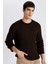 Relax Fit Bisiklet Yaka Basic Düz Triko Kazak B9723AX24SP 1