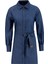 Üçgen Robalı Denim Tunik 24K4306 Lacivert 1