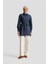 Üçgen Robalı Denim Tunik 24K4306 Lacivert 3