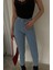 Kadın Süper Skinny Fit Esnek Likralı Denim Jean Kot Pantolon 2