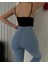 Kadın Süper Skinny Fit Esnek Likralı Denim Jean Kot Pantolon 5