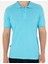 Erkek Turkuaz Slim Fit Basic Tişört 50280754-VR093 6